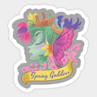 Spring Godess Sticker